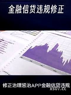 修正治理惩治APP金融信贷违规